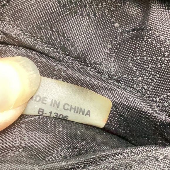 Michael Kors Black Pebbled Leather Wristlet with Silver Grommets - Picture 6 of 6